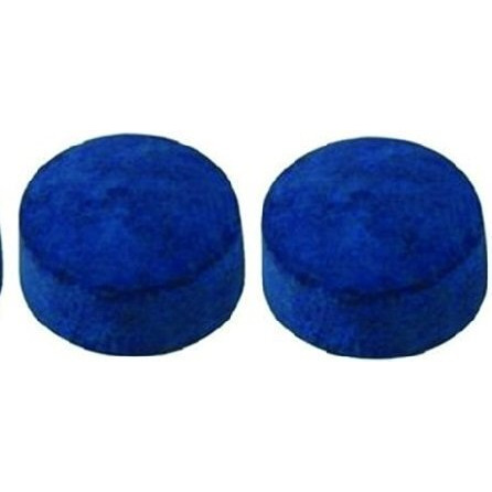 Laxmi Ganesh Billiard Pool cue tip 9mm 10 Piece Leather Blue
