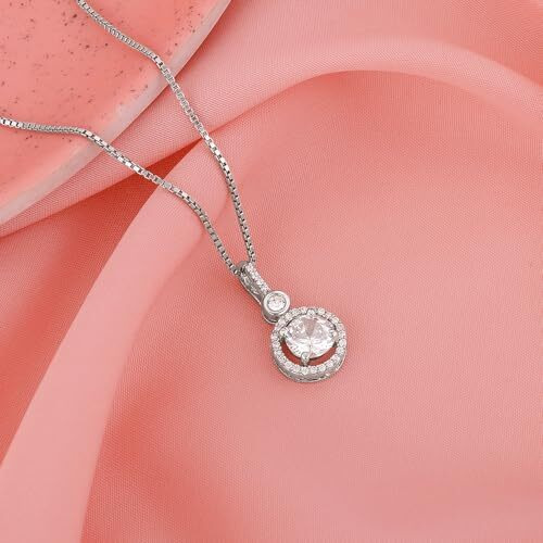 GIVA 925 Silver Drizzle Drop Pendant With Box Chain|Gifts For Girlfriend,Rakshabandhan Gift For Sister Bhabhi,Gifts For Women&Girls|With Certificate Of Authenticity And 925 Stamp|6 Month Warranty*