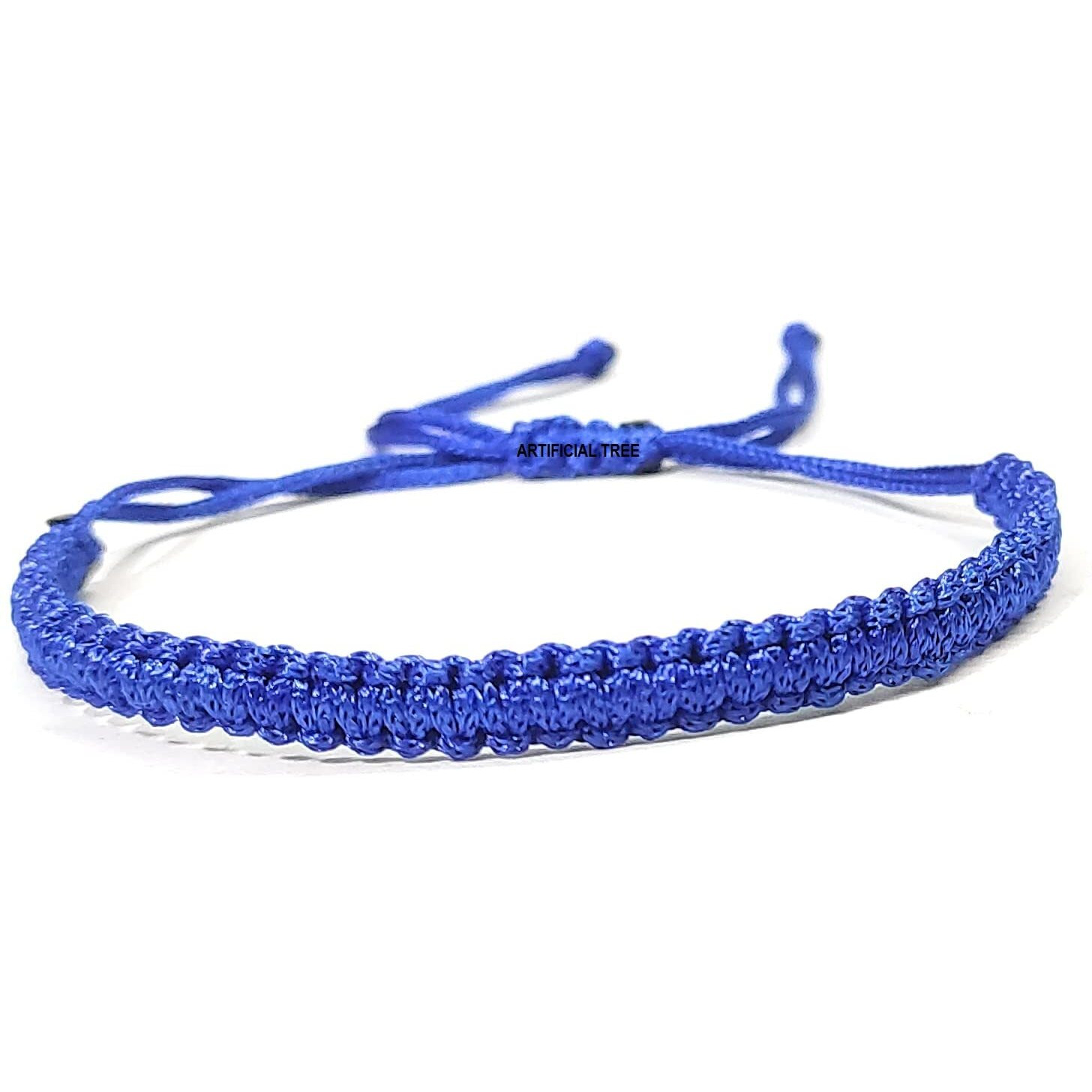 ARTIFICIAL TREE HANDMADE NAZAR DHAGA BRACELET ADJUSTABLE WRISTBAND BRACELET FRIENDSHIP BAND FOR WOMEN MEN- 100% SKIN FRIENDLY Nazar Bracelets 2 Piece (AT GIRLS BRCT 007) (BLUE)
