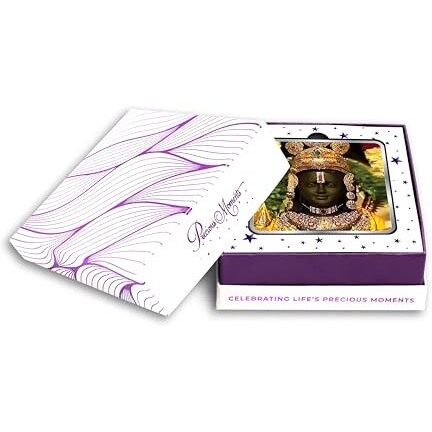 Precious Moments 100 Gram Silver Coin Ram Lalla | Ram Mandir | Ayodha Temple | Colorful Designs 999 Pure BIS Hallmarked with Gift Box by ACPL