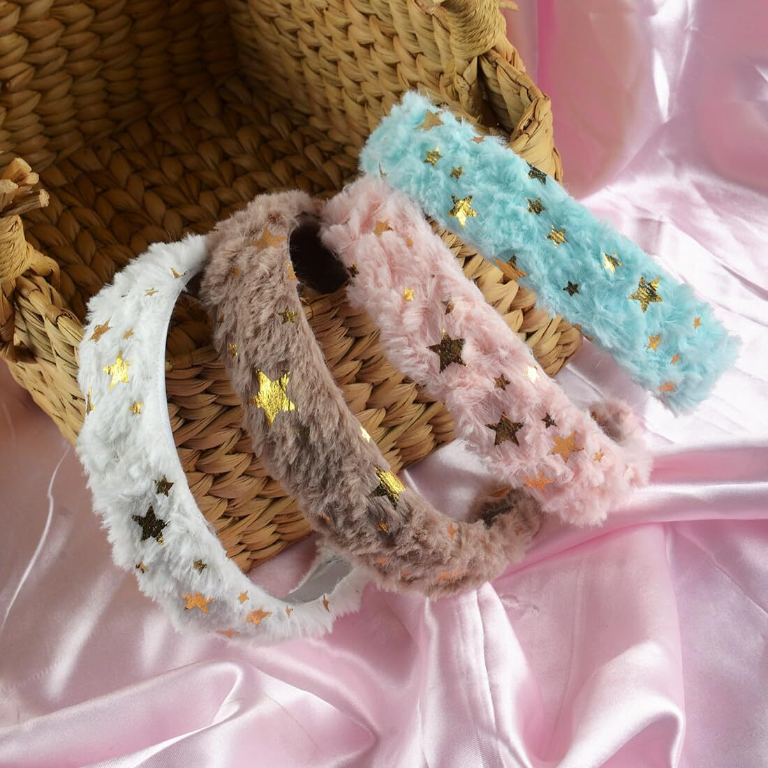 Radhu & Kabby Pack of 4 | Trendy Hair Bands | Non Slip Cute Headband | Fits Women and Girls of All Age Group | Daily Fashion Hairbands for Party | Same Product as Pic (HB-28)
