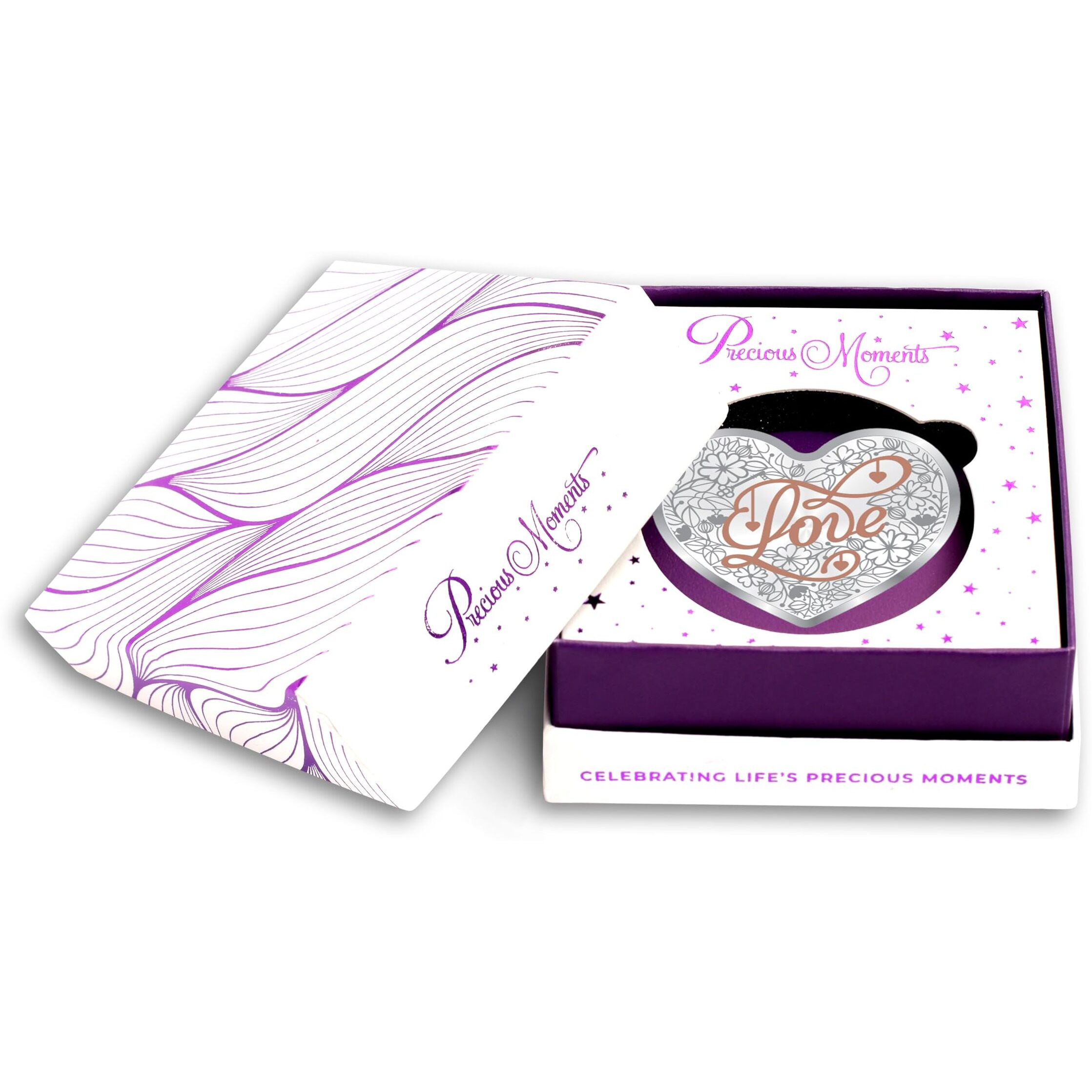 Precious Moments BIS Hallmarked Heart of Love 20 Gram Silver Coin - Perfect Wedding, Anniversary, and Valentines Gift by ACPL