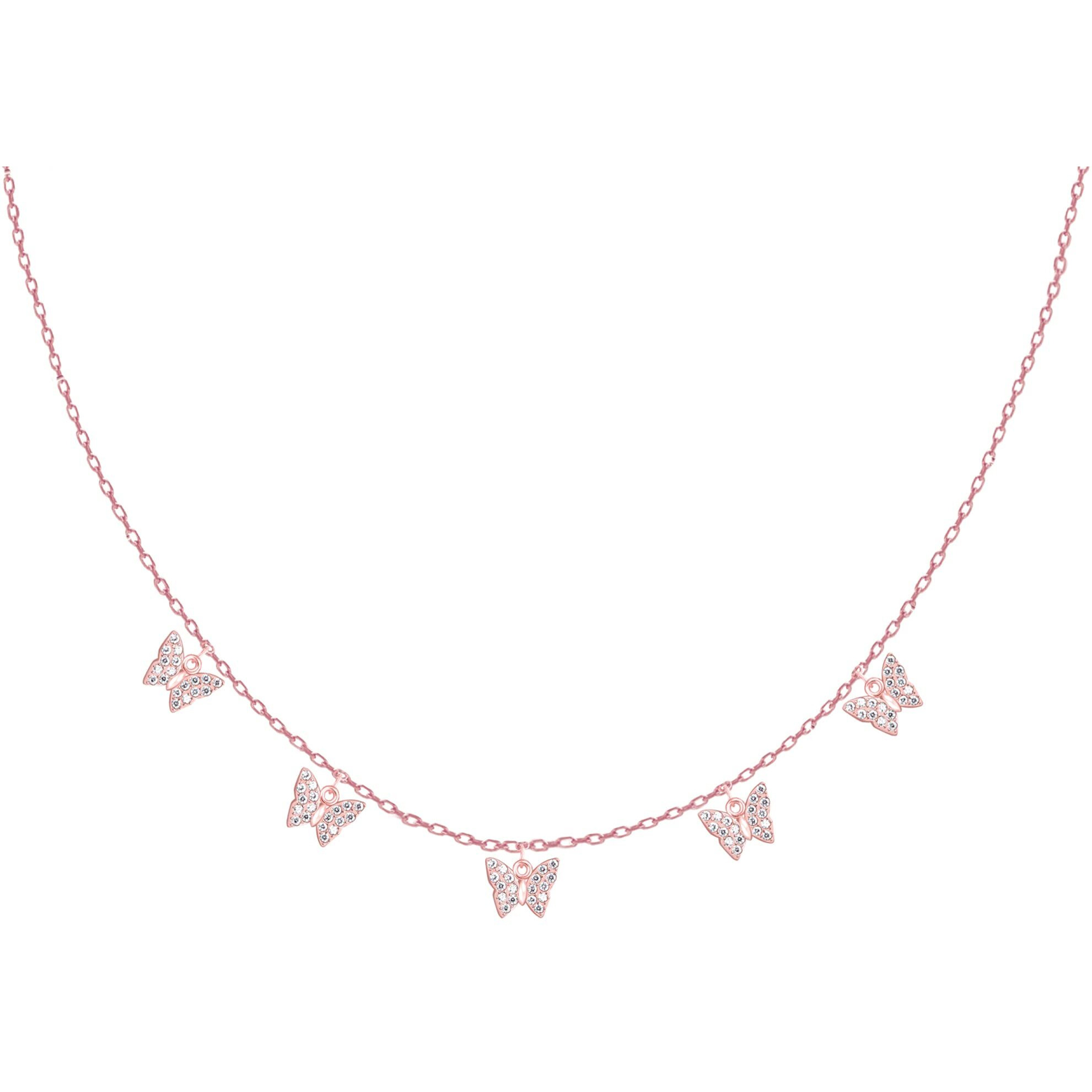 GIVA 925 Silver Rose Gold Wavering Wings Butterfly Necklace|Rakhi Rakshabandhan Gift For Sister Bhabhi,Women&Girls,Pendant To Gift|With Certificate Of Authenticity And 925 Stamp|6 Months Warranty