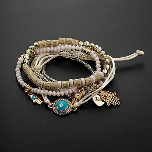 YouBella Jewellery Evil Eye Bracelet for Girls and Women (Style 1)