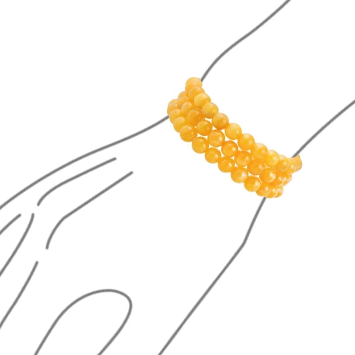 Young & Forever Gift Bracelet for Unisex Adult (Yellow)