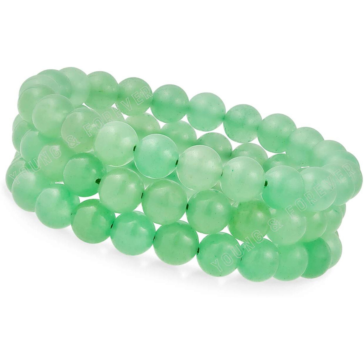 Young & Forever Gift Bracelet for Unisex Adult (Green)
