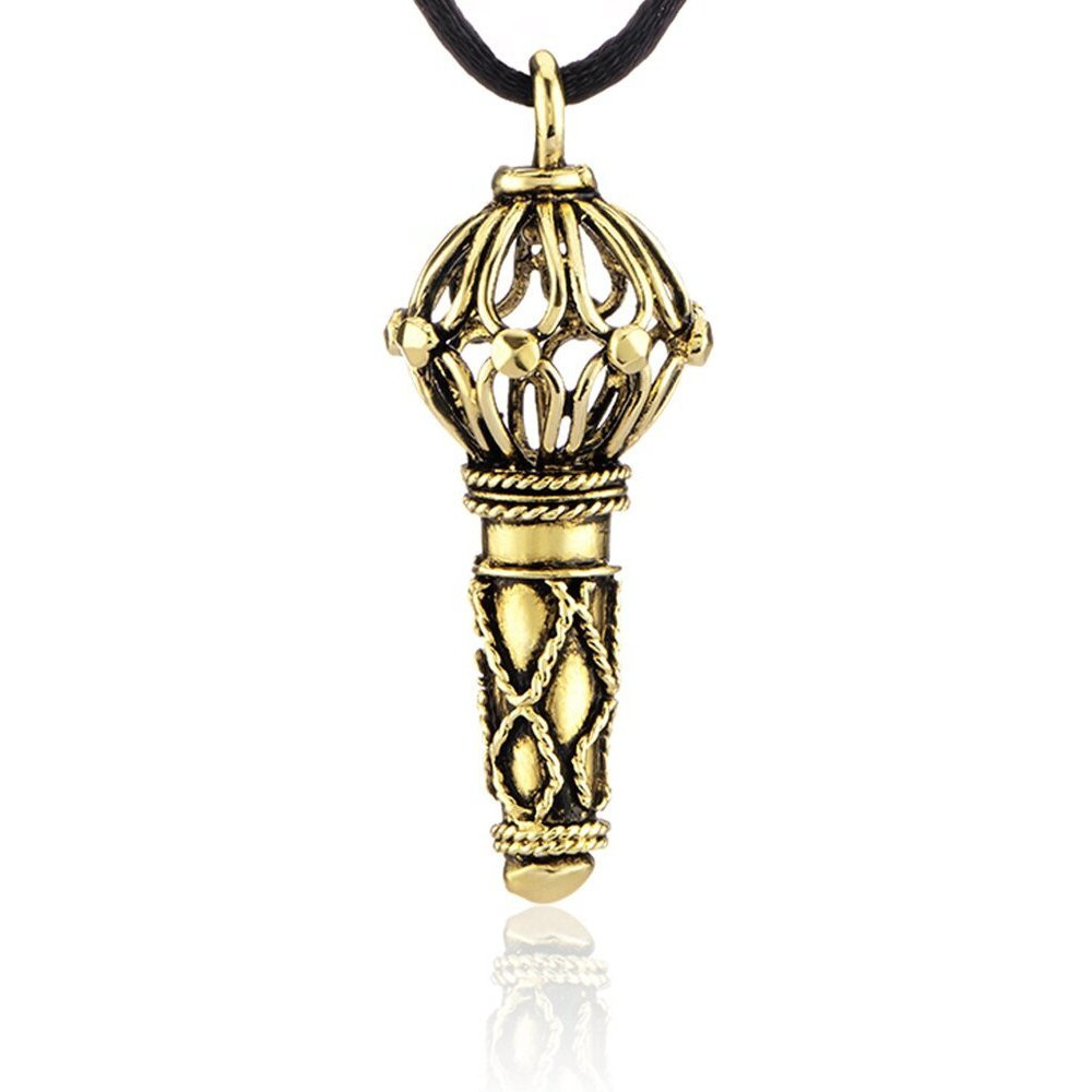 Lord Hanuman Gada Gold Plated Mens Pendant by Mahi PS1101523G