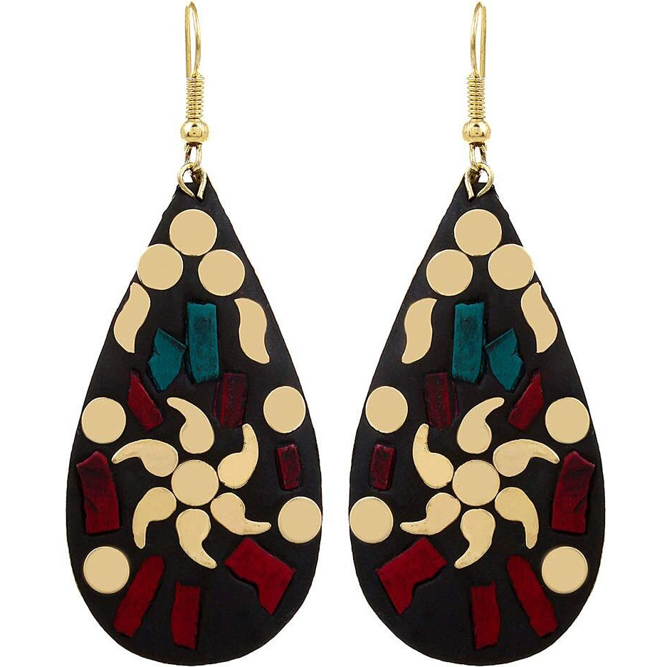 YouBella Jewellery Stylish Latest Combo of Afghani Tibetan earrings for Girls/Women (Combo of 6)