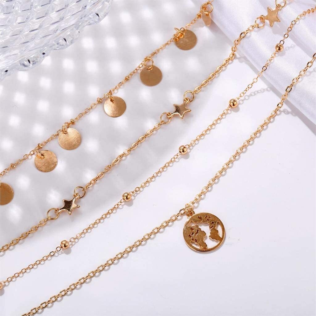 YouBella Jewellery for Women Stylish Pendant Necklace for Women & Girls (Gold) (Style 4)