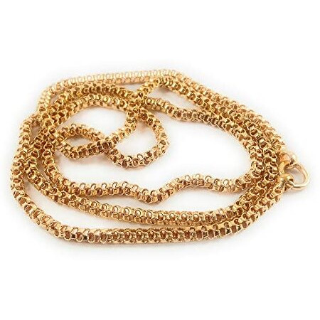 CUTE GOLD 1 Gram Micro Gold Plated & Copper Traditional Designer Fashion Jewellery Chain for Women