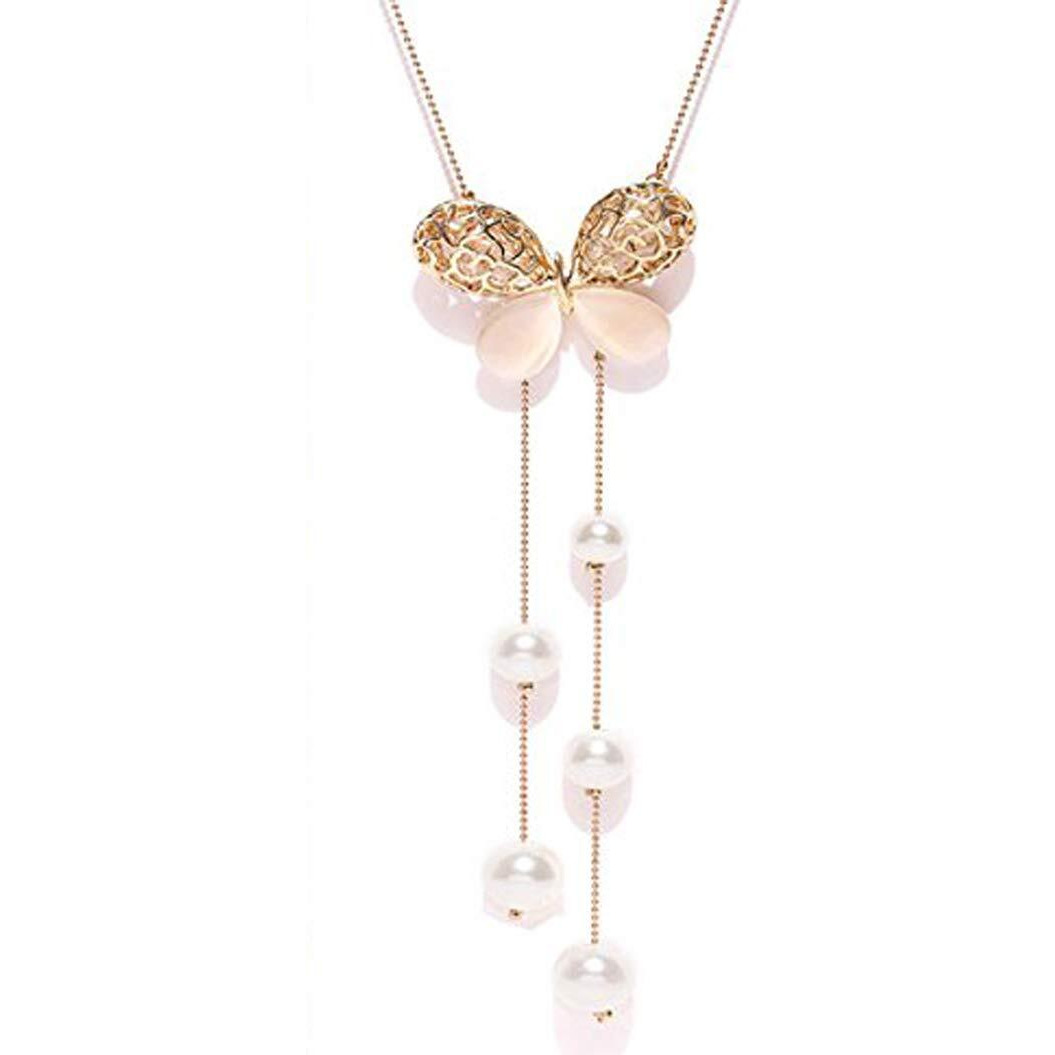Shining Diva Fashion Stylish Long Chain Party Pendant Necklace for Women and Girls-(9599np)