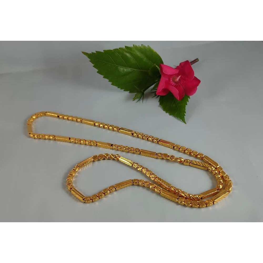 CUTE GOLD One Gram Gold Plated Fashion Jewellery Traditional Covering Muruku Thali Saradu Chain for Women & Girls