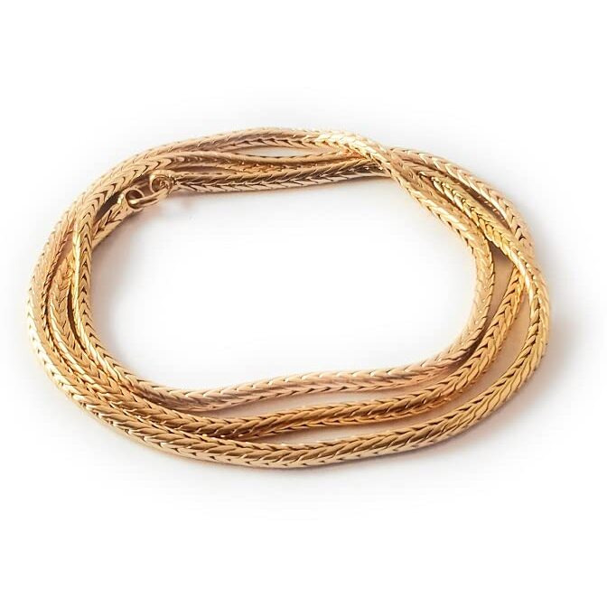 CUTE GOLD One Gram Gold Plated Fashion Jewellery Traditional Covering Muruku Thali Saradu Chain for Women & Girls