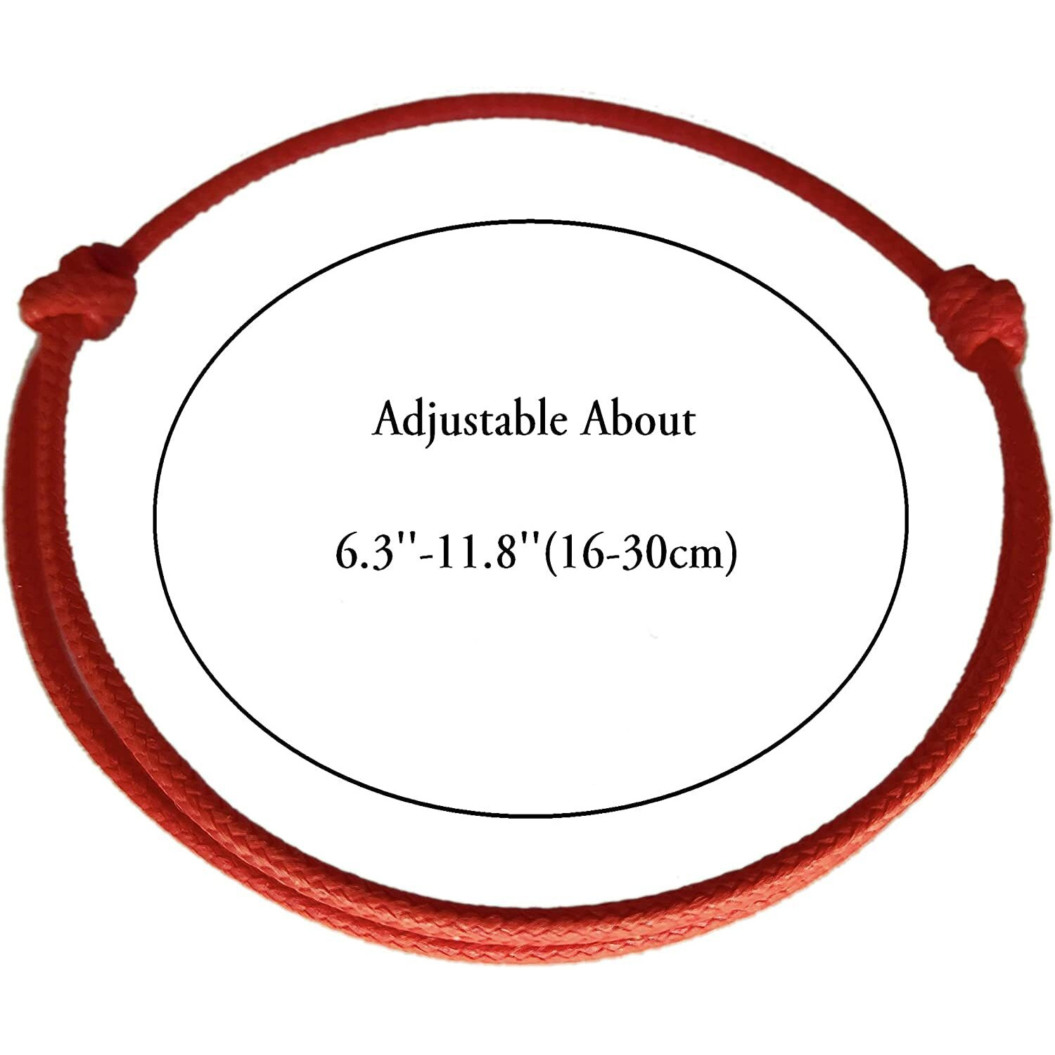 Kaushey loom & craft Handmade Pooja Red Black String Adjustable Nazar Anklets For Women Men Girls Boys