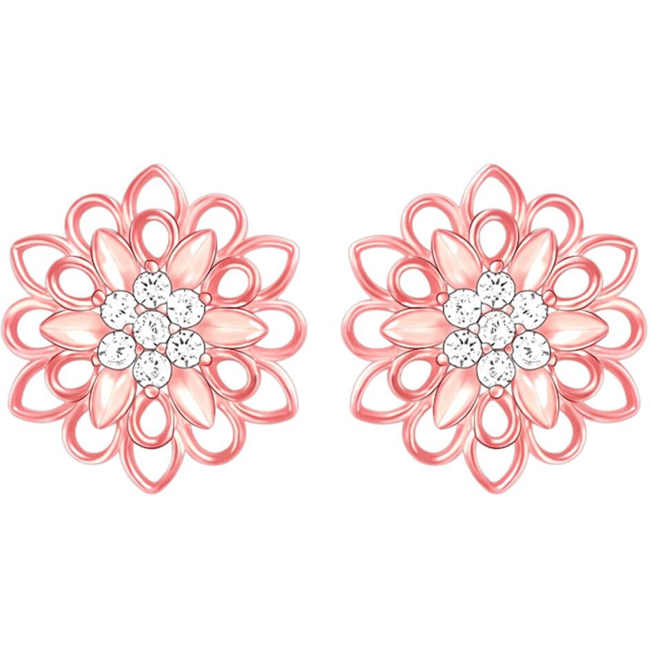GIVA 925 Silver Rose Gold Blooming Flower Stud Earrings| Rakhi Rakshabandhan Gift for Sister Bhabhi, Gifts for Women & Girls | With Certificate of Authenticity and 925 Stamp | 6 Months Warranty*