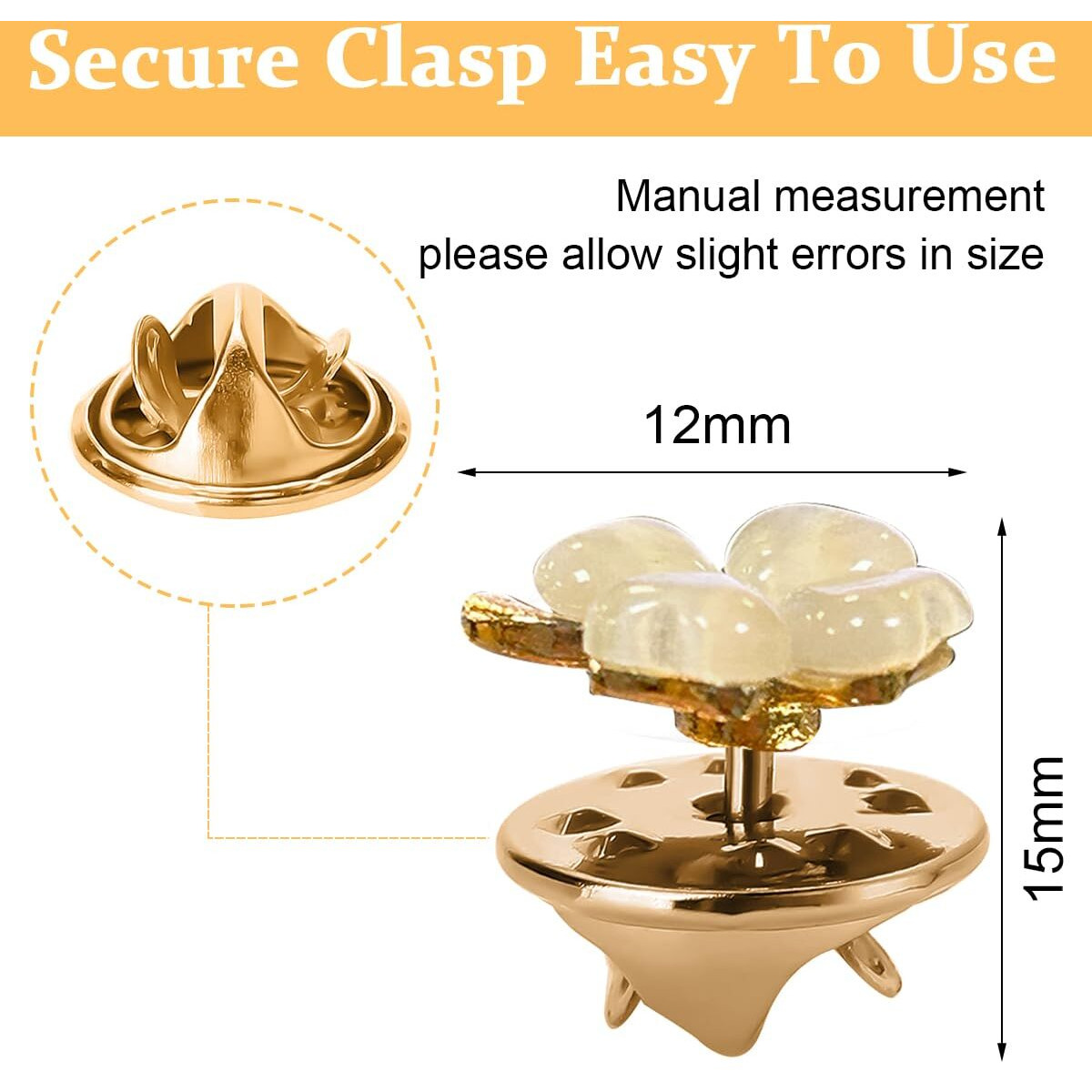 SANNIDHI 6pcs Shirt Brooch Pin Saree Brooch for Women Pearl Brooch Buttons Rhinestone Cover Up Safety Pins for Shirt Shawl Sweater, Jewelry Set Gift for Women Girls