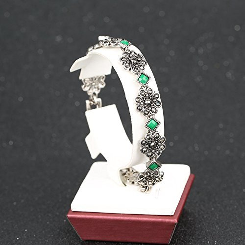 Shining Diva Fashion Oxidized Silver Jewellery Stylish Bracelet for Girls & Women Jewelry(Silver)(8659b)
