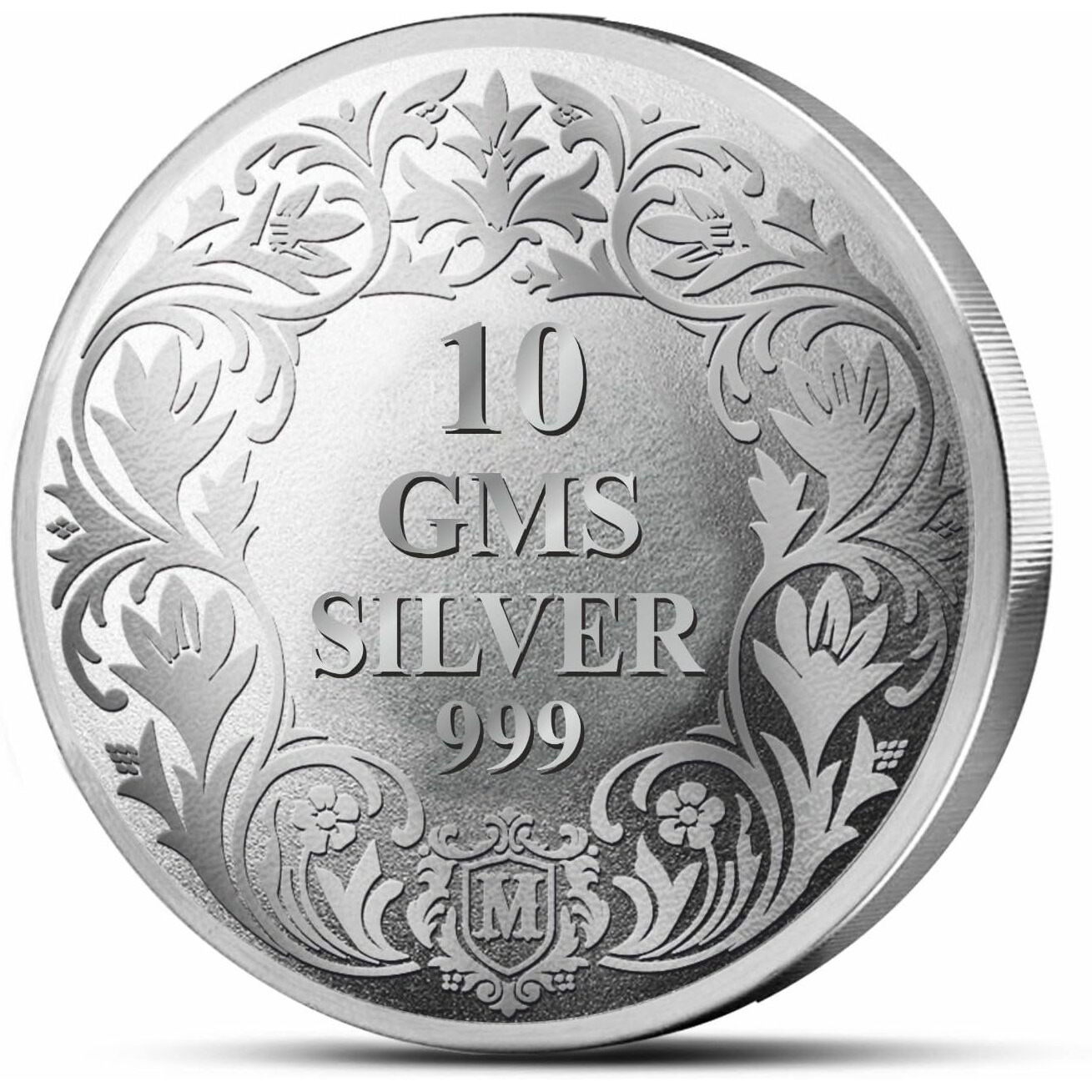 MOHUR Personalized Happy Birthday 10 Gm Silver Coin Coloured (999) Pure Silver