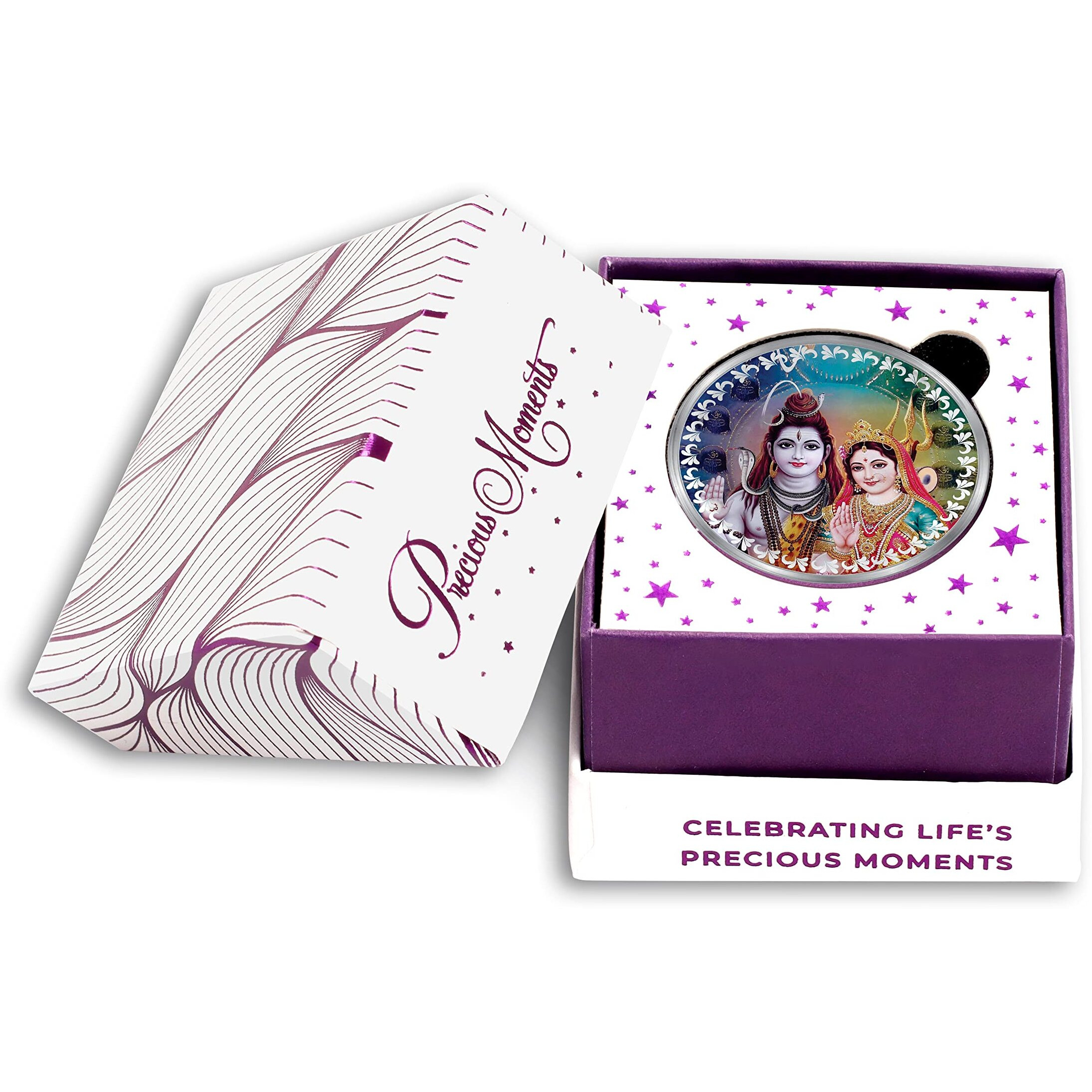 ACPL Precious Moments BIS Hallmarked Shiv Pariwar 10 Gram 999 Pure Silver Coin