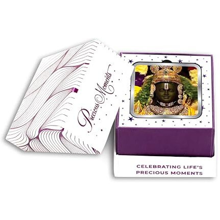 Precious Moments 10 Grams Silver Coin Ram Lalla | Ram Mandir | Ayodha Temple | Colorful Designs 999 Pure BIS Hallmarked with Gift Box by ACPL
