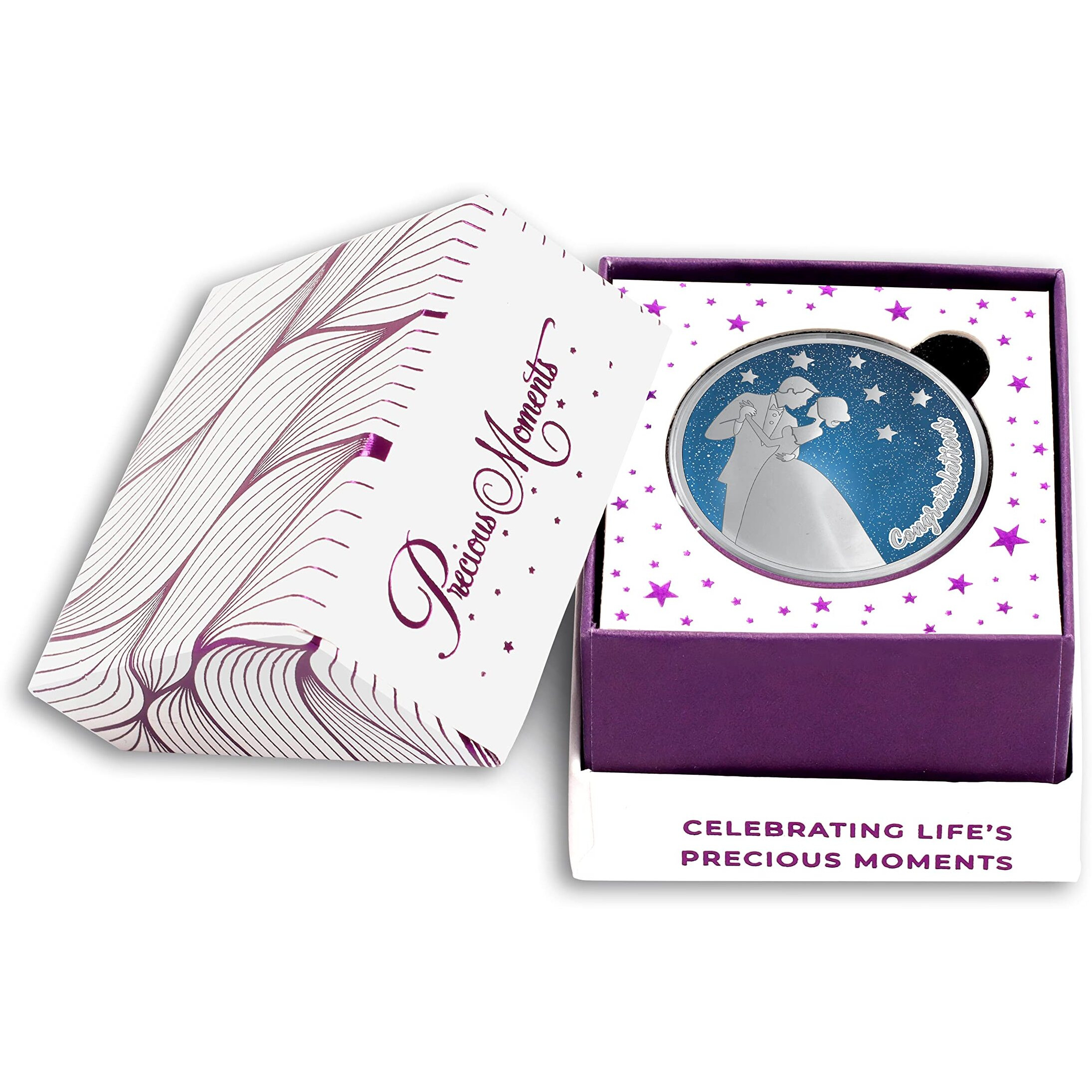 ACPL Precious Moments BIS Hallmarked Silver Coin Wedding Anniversary Marriage Gift 10 gm 999 Pure