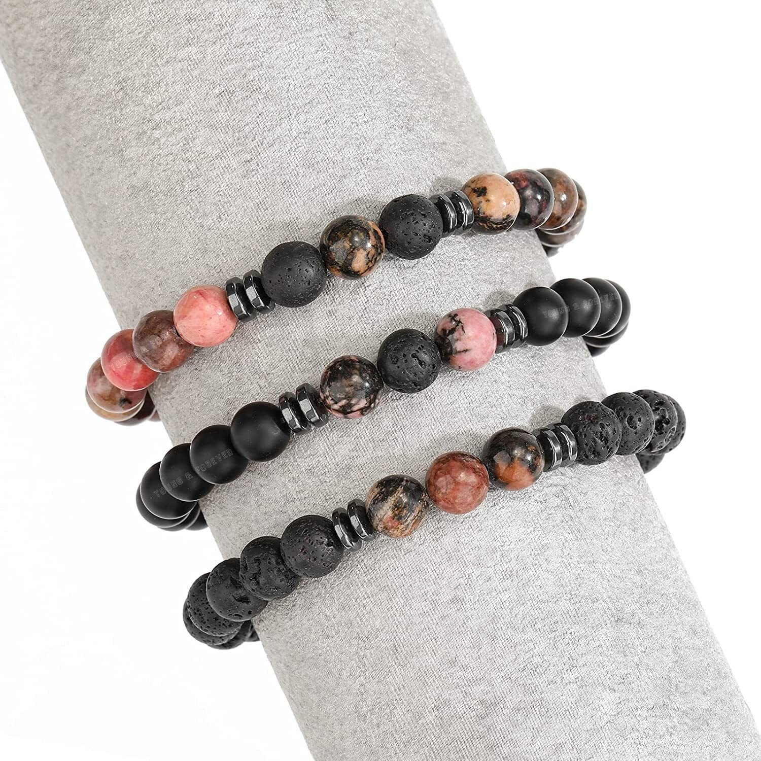 Young & Forever Gift Rhodonite Bracelet for Women
