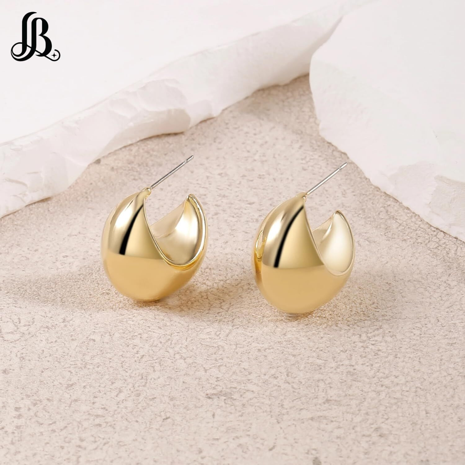 LaBling Trendy Gold Earrings for Women | Statement stylish Earrings | Lovely Gift for Women & Girls