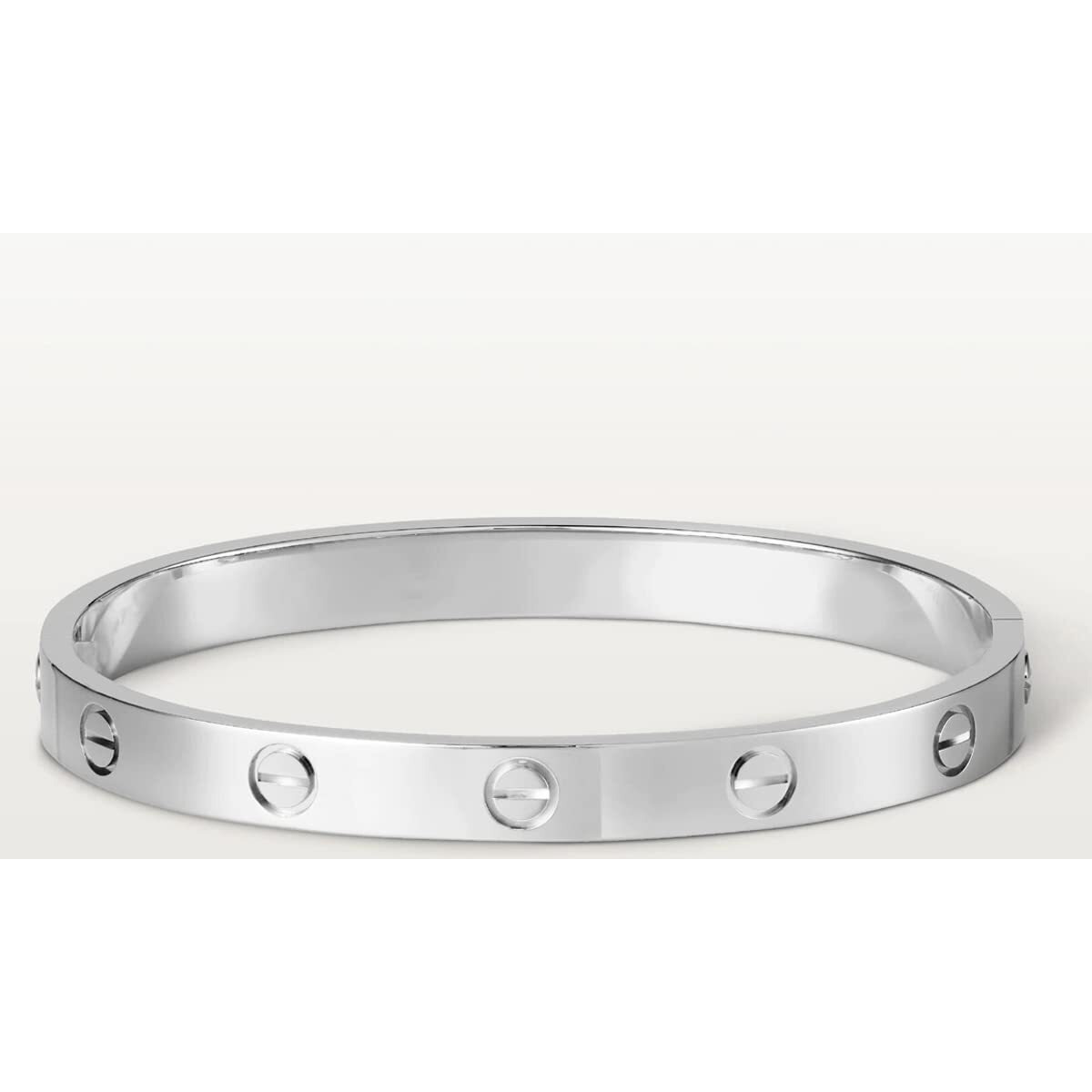 Jewels Galaxy Jewellery For Women Contemporary Silver Plated Love Bracelet (MYN-BNG-17181)