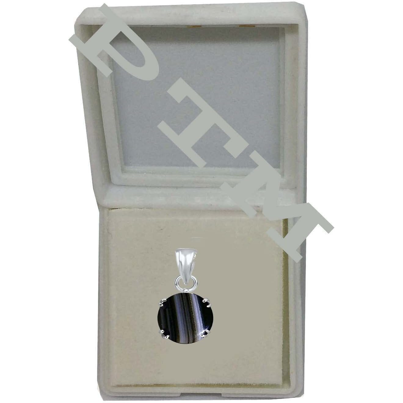 PTM Sterling Silver Sulemani Hakik 4.25 Ratti or 4 Carat Natural Certified Astrological Gemstone 925 bis Hallmark pendant for Men & Women -vslp1425