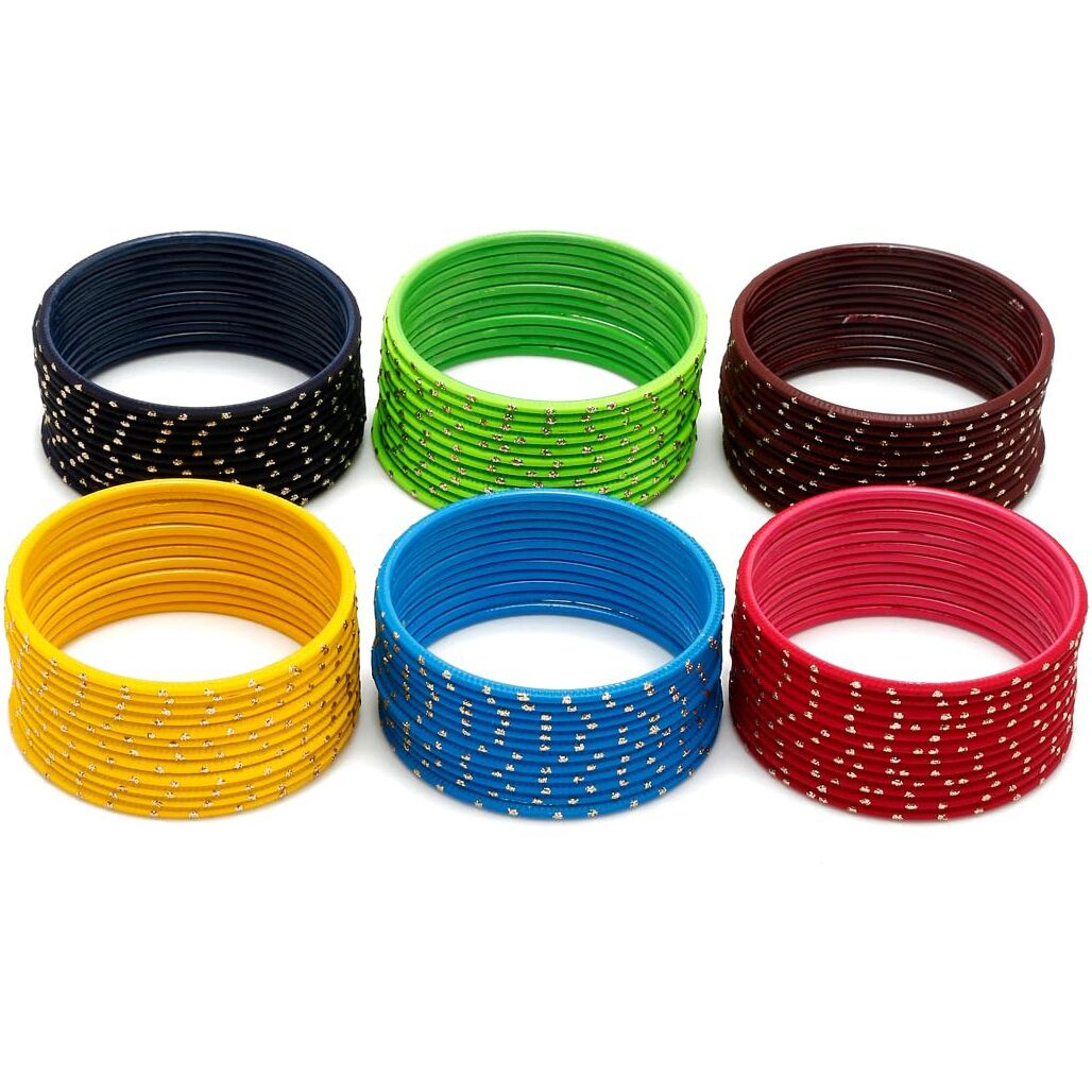 YouBella Jewellery for Women Multi-Color Bangles Set of 144 Bangles for Women and Girls (2.4)