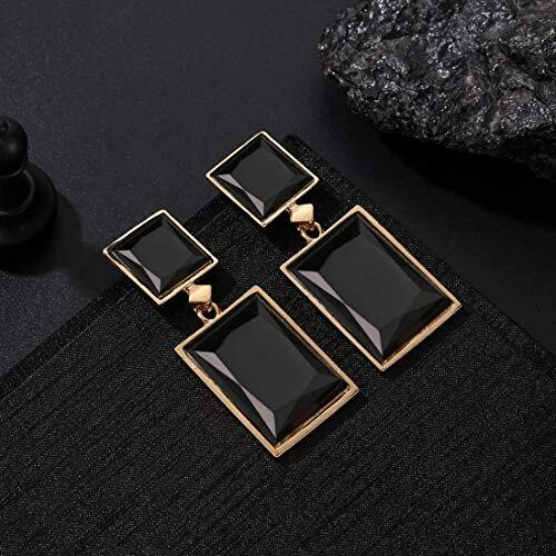 YouBella Jewellery Earrings for women Crystal Handmade Earrings for Girls and Women (Black)