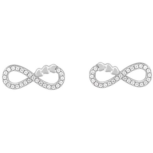GIVA 925 Silver Infinity Heart Earrings| Rakhi Rakshabandhan Gift for Sister Bhabhi, Gifts for Women & Girls | With Certificate of Authenticity and 925 Stamp | 6 Months Warranty*