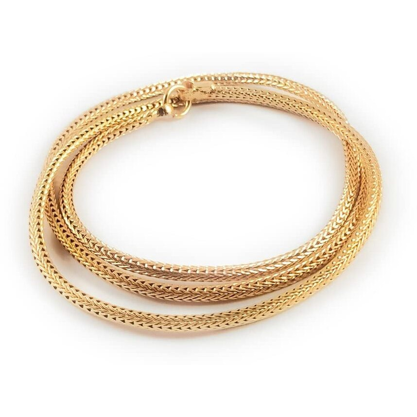 CUTE GOLD 1 Gram Gold Plated Fashion Jewellery Traditional Covering Muruku Thali Saradu Chain for Women & Girls