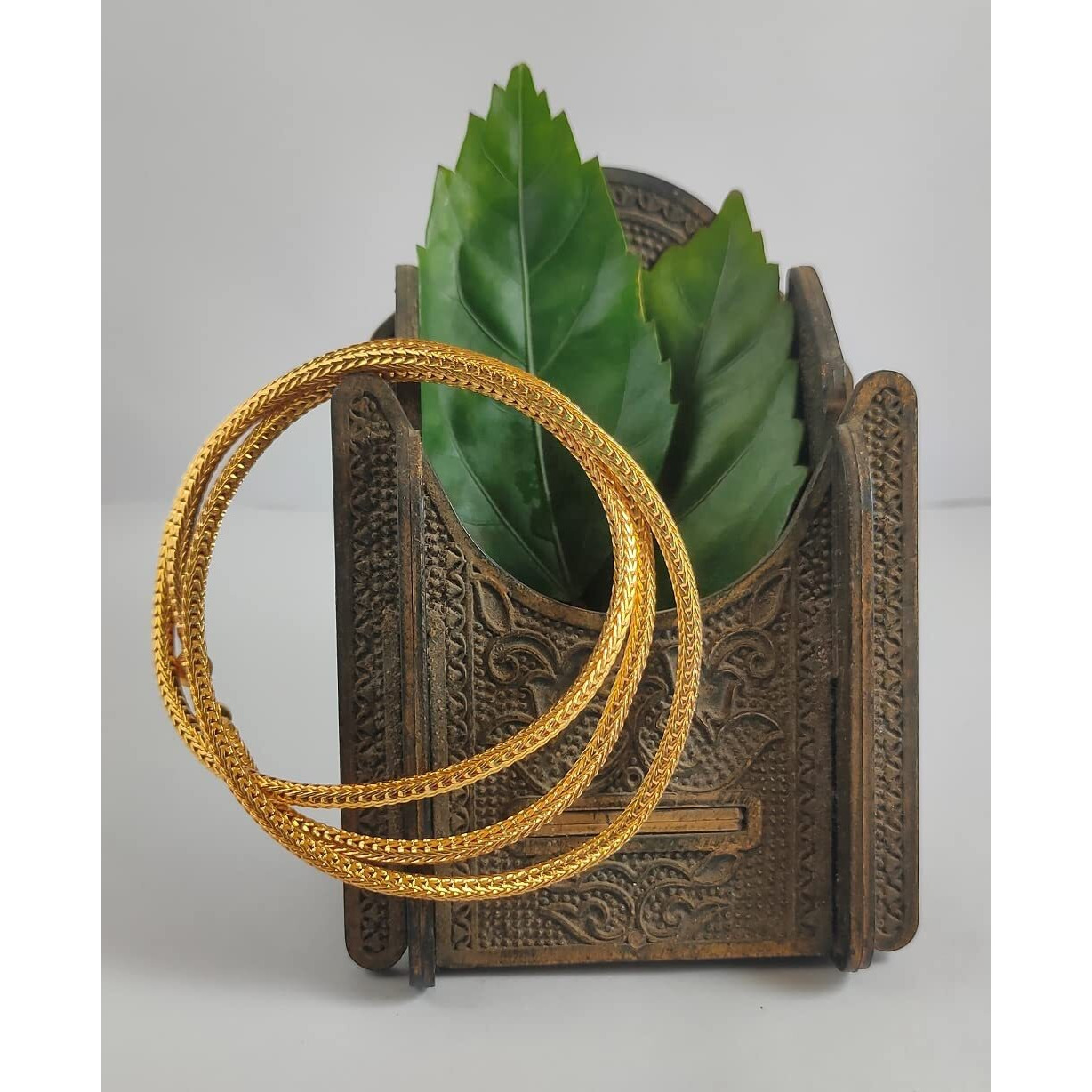 CUTE GOLD 1 Gram Gold Plated Fashion Jewellery Traditional Covering Muruku Thali Saradu Chain for Women & Girls