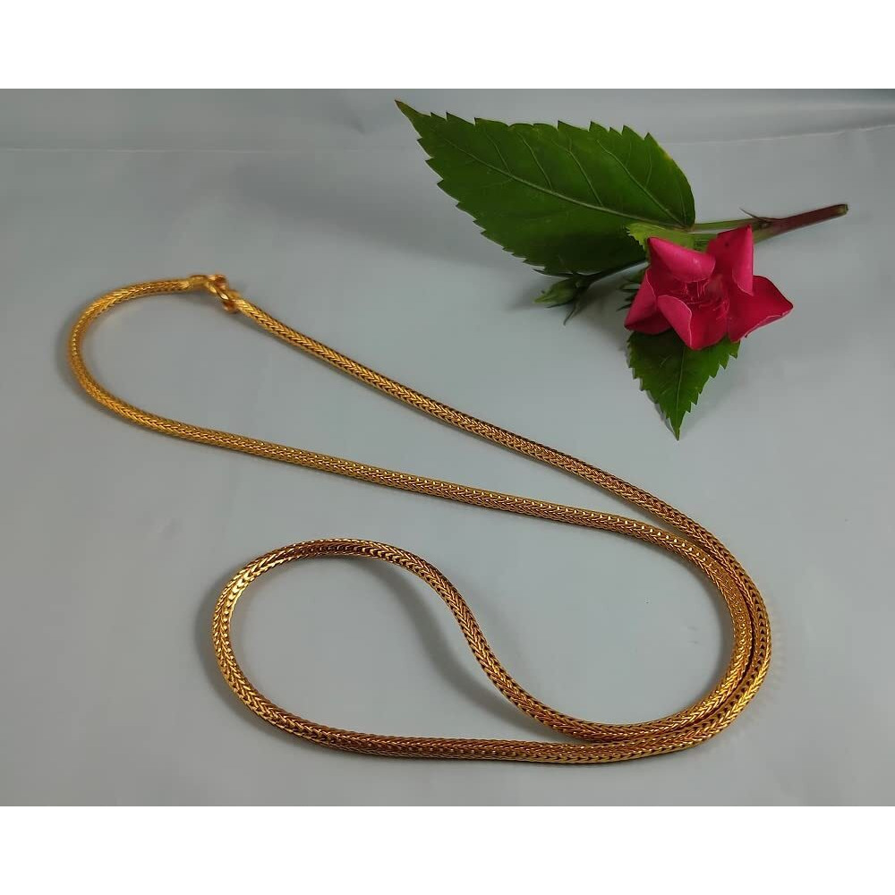 CUTE GOLD 1 Gram Gold Plated Fashion Jewellery Traditional Covering Muruku Thali Saradu Chain for Women & Girls