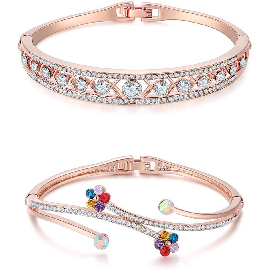 Jewels Galaxy Copper Charm Bracelet for Women (Multi-Colour)(CB-BNG-7605) (SMNJG-CB-BNG-7605)