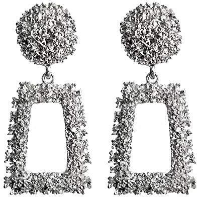 YouBella Jewellery for women Celebrity Inspired Handmade Earrings for Girls and Women (Silver)