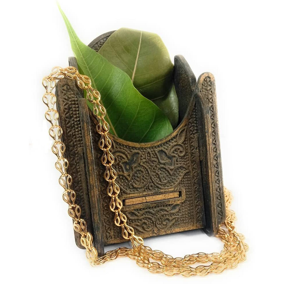 CUTE GOLD 1 Gram Micro Gold Plated & Copper Traditional Designer Fashion Jewellery Chain for Women