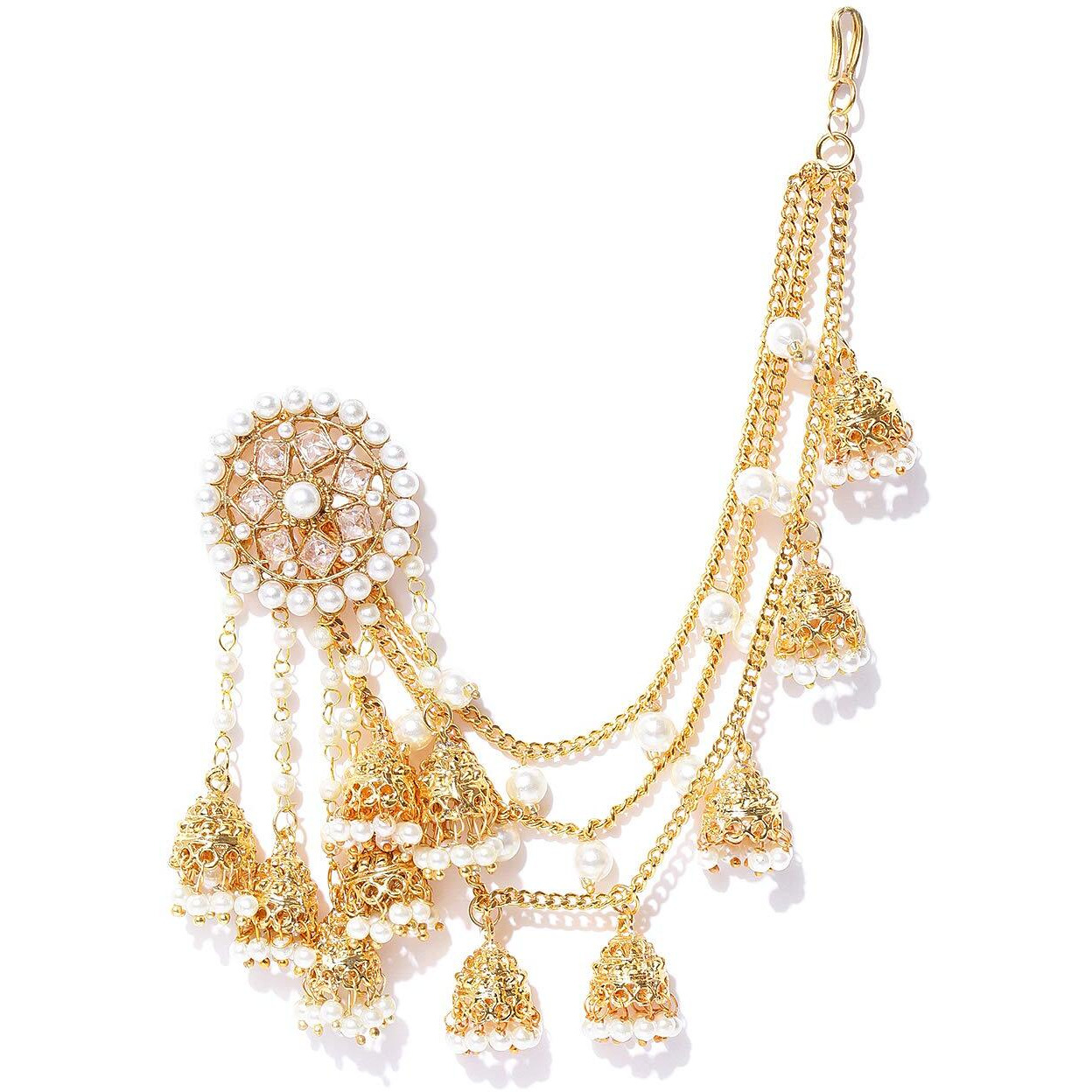 YouBella Earrings for women Jewellery Traditional Gold Plated Jhumka/Jhumki Earrings for Girls and Women