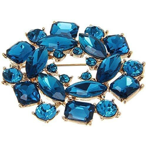 YouBella Jewellery Latest Stylish Unisex Brooch for Women/Girls/Men (Style 2)