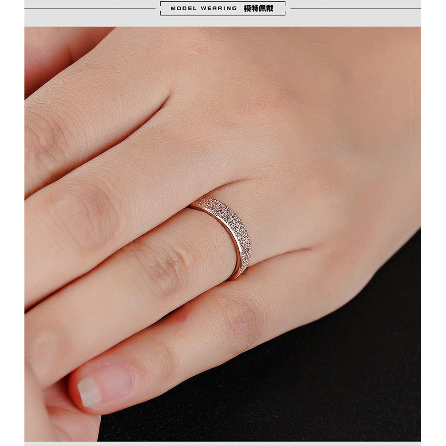 Yellow Chimes Rings for Women Rose gold plated Silky and Smooth Finished Stainless Steel Band Designed Statement Steel Collection Ring for Women and Girls