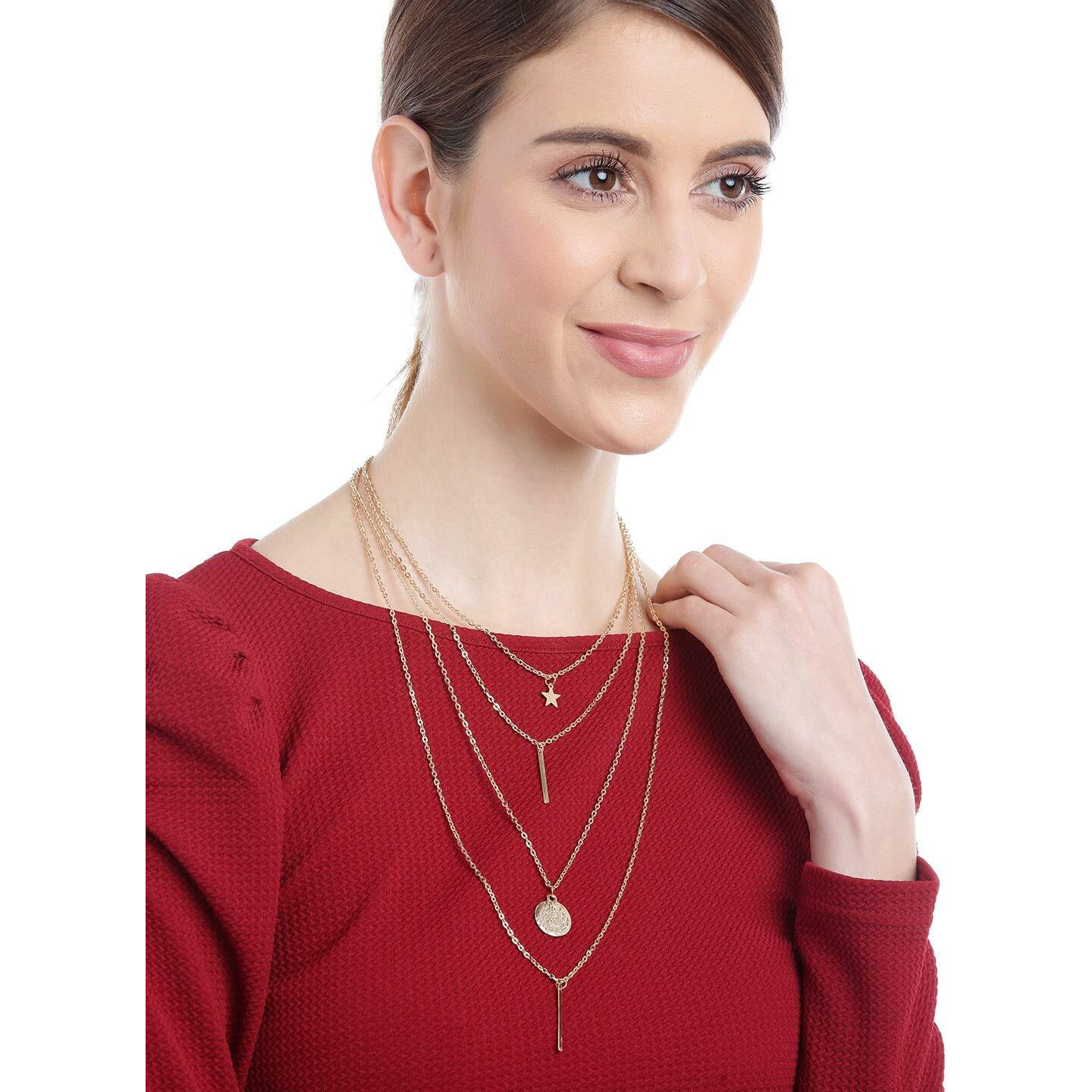 YouBella Jewellery for women Stylish Pendant Necklace for Women & Girls