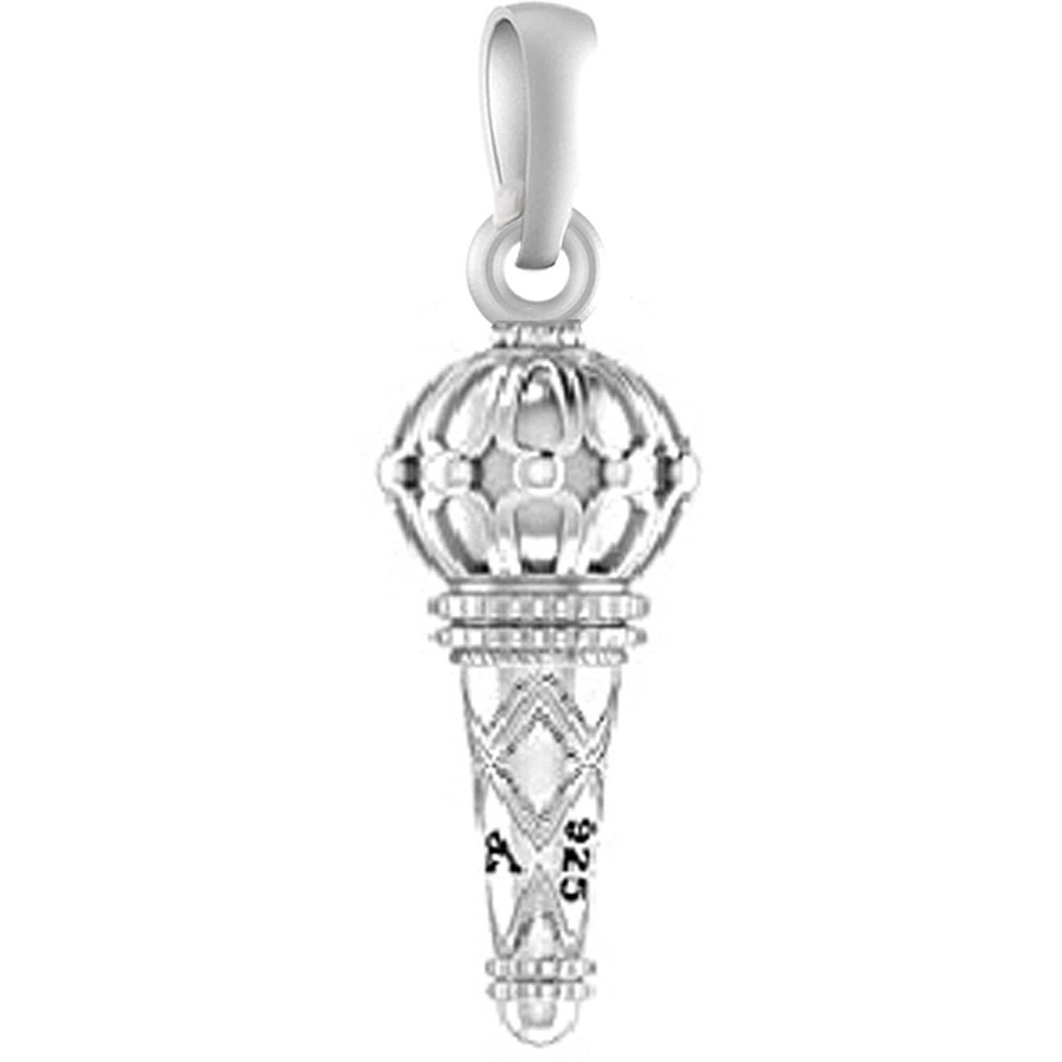 AKSHAT SAPPHIRE Sterling Silver (92.5% purity) Hanuman ji/Bajrang Bali Pendant for Men & Women Pure Silver Bajrang Bali Locket for Good Health & Wealth