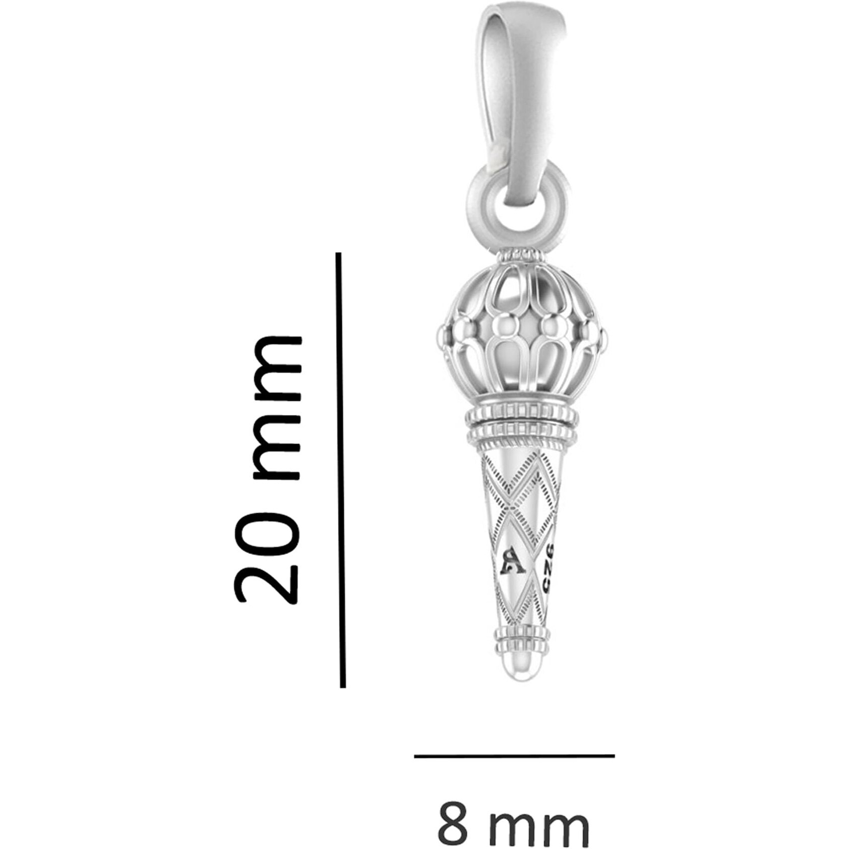 AKSHAT SAPPHIRE Sterling Silver (92.5% purity) Hanuman ji/Bajrang Bali Pendant for Men & Women Pure Silver Bajrang Bali Locket for Good Health & Wealth