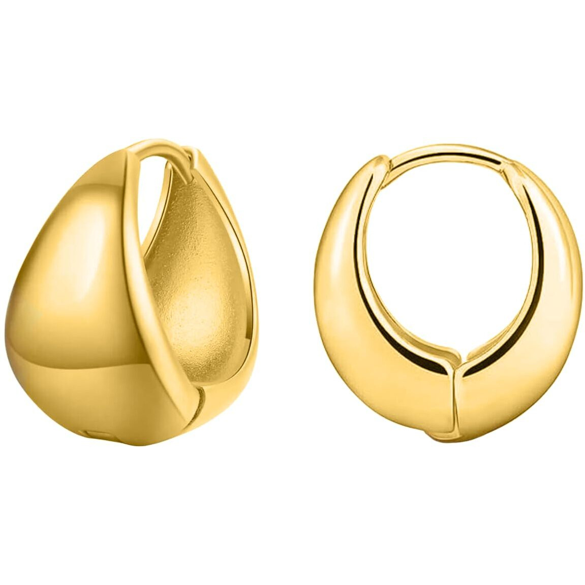 LaBling Dainty Small Huggie Hoop Earrings for Women | Statement Gold Trendy Hoop Earrings | Lovely Gift For Women & Girls