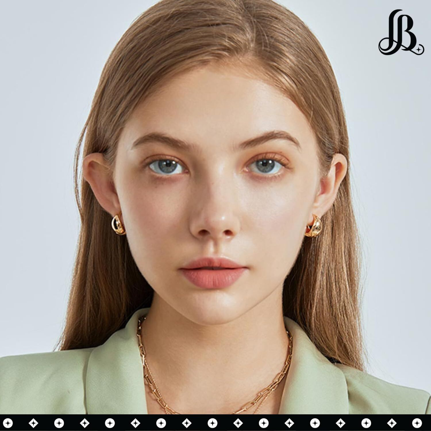 LaBling Dainty Small Huggie Hoop Earrings for Women | Statement Gold Trendy Hoop Earrings | Lovely Gift For Women & Girls