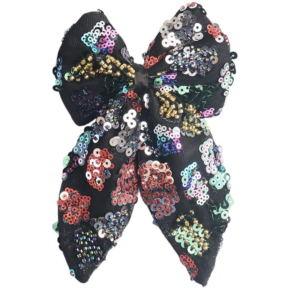 Radhu&Kabby Pack of 1 | Trendy Bow Tie Clip | Best Gift for Women/Girls | Fancy & Stylish | Anti-Hair Breakage Hairclips | Same Product As Pic | Hair Ties for All Occasion