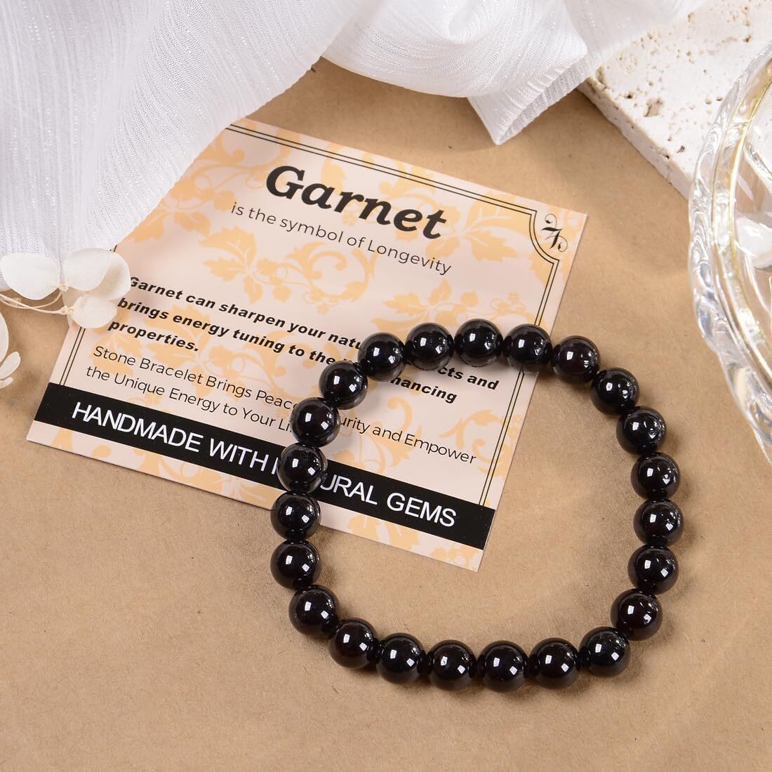 Natural Semi-Precious Stones Beads Bracelet with Healing Properties | Certified Reiki & Feng Shui Energized | Genuine Gemstones | Perfect for Meditation & Yoga. (Green Aventurine Abundance)