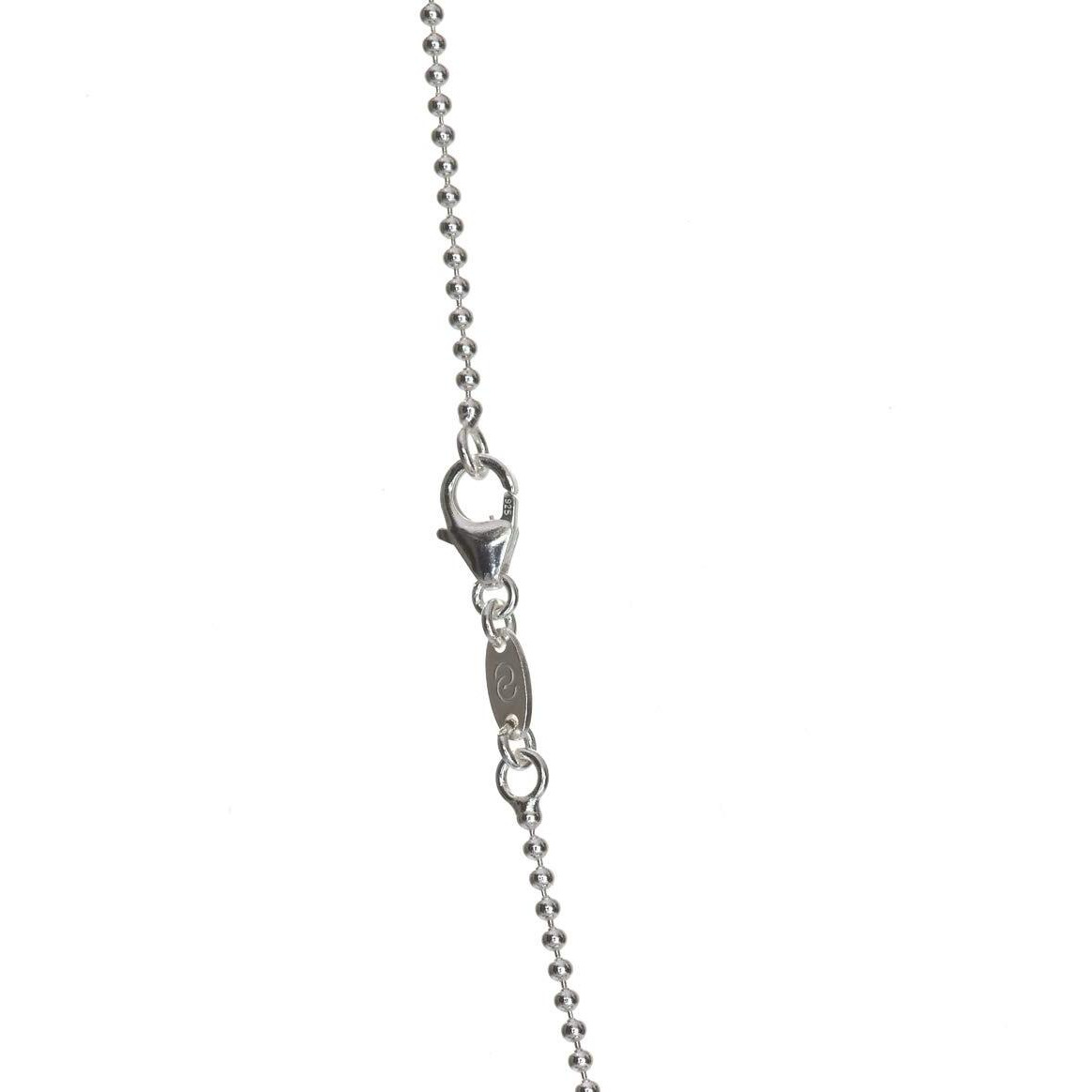 Clara Silver, White Chain for Unisex Adults and Childs
