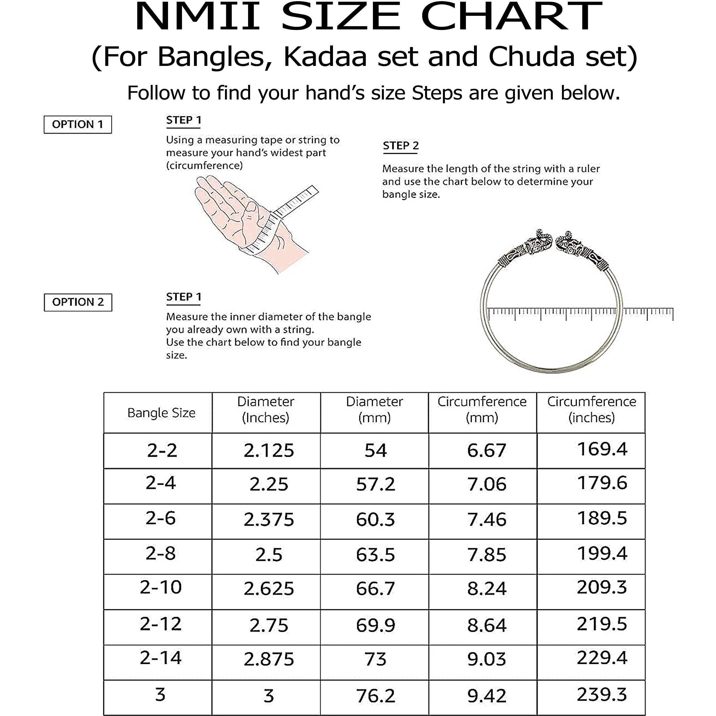 NMII Glass with Zircon Gemstone Studdded Glossy Finished Traditional Bangle Set For Women and Girls, (G103_Combo-B_2.6 Inches), Pack Of 96 Bangle Set